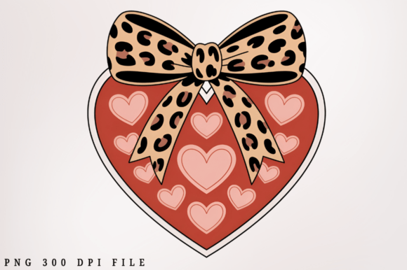 Download Leopard Valentines Day Heart PNG Design - Valentines day Collection