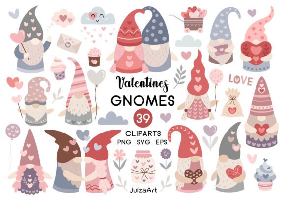 Download Valentine Gnome Clipart, Valentines Day - Valentines day Collection